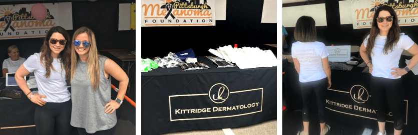 Kittridge Dermatology teams up with the Pittsburgh Melanoma Foundation to host a booth at the USC Community Day